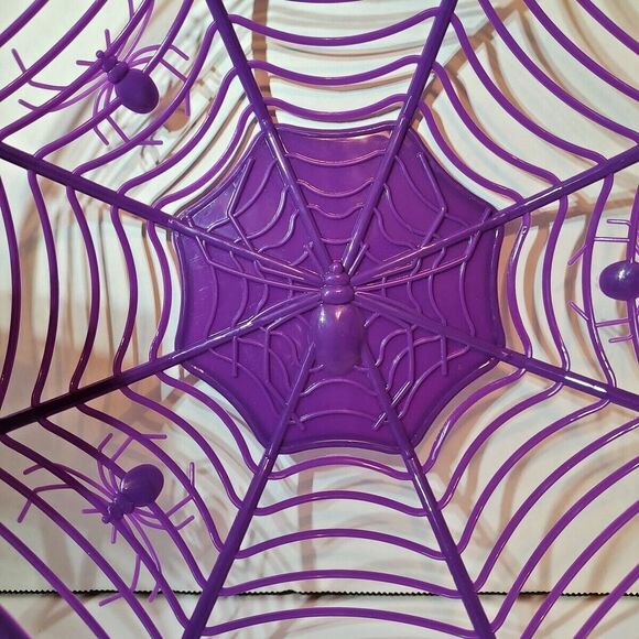 Novelty Bowl Tong Set Spider Web Insect Skeleton Bones Holiday Party Tableware - Picture 11 of 16